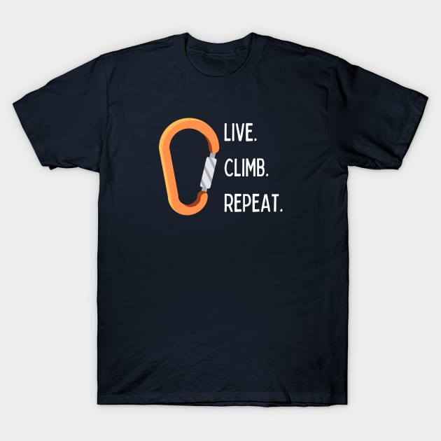 Live Climb Repeat T-Shirt by High Altitude